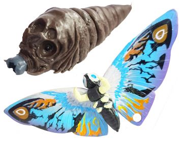 Godzilla Sculpted 2-Piece Mothra Figure Set